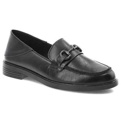 Polobotky VINCEZA - 18107 BK Czarny Lico Skóra