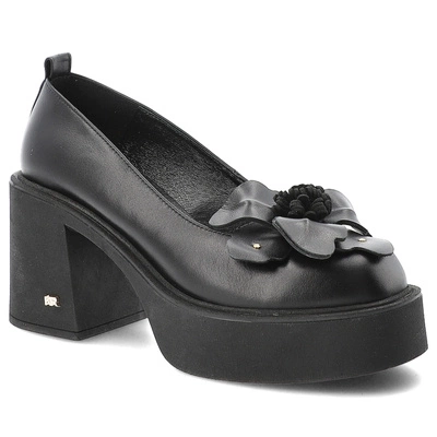 Polobotky KARINO - 5771/076-P Czarny/Lico