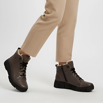 Kotníkové Boty WASAK - 0699 Kakao/Wełna