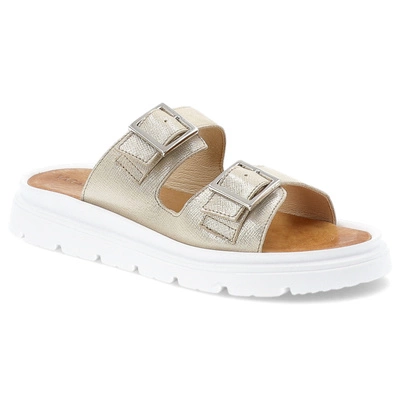 Pantofle WASAK - 0756 Złoto Prada