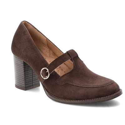 Polobotky ARMODO - 1662 Brąz Zamsz