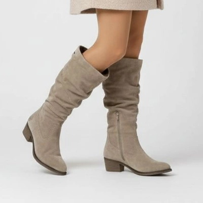 Kozačky RIEKER - 73159-60 Beige