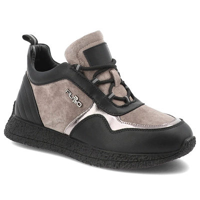 Tenisky FILIPPO - DP7406 TP BK Taupe Czarny