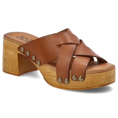 Pantofle HEE - 25355 Vaquetilla Cuero