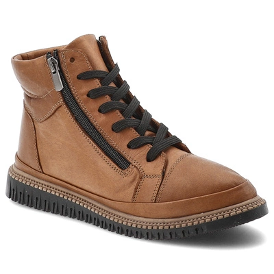 Kotníková Obuv Artiker - 55C0788 Brązowy