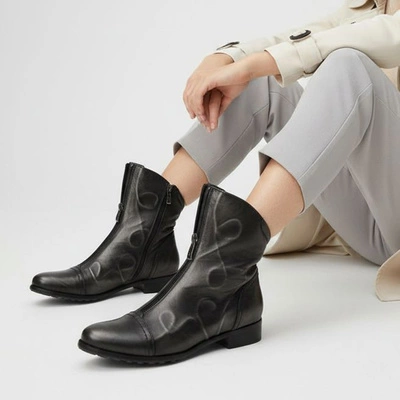 Boty ARMODO - 7096A Czarny/Srebrny