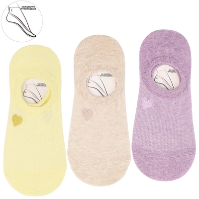 Balerínky MORAJ 3 Pary - CDB200-267 Mix Kolor