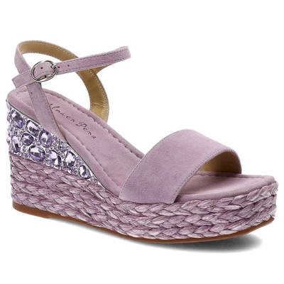 Sandály ALMA EN PENA - V23496 Suede Lilac