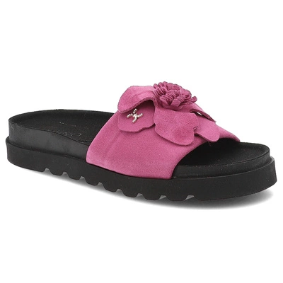 Pantofle KARINO - 5820/152-P Fuksja/Welur