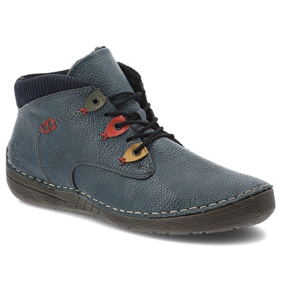 Modré Kotníková RIEKER - 52544-14 Blue