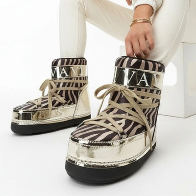 Snehule DONNA FABIANI - 143 01 2111 Saten Zebra
