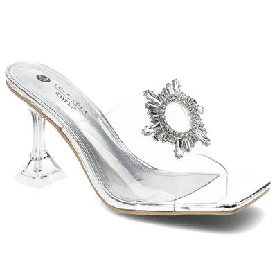 Pantofle SCA'VIOLA - H-27 Silver