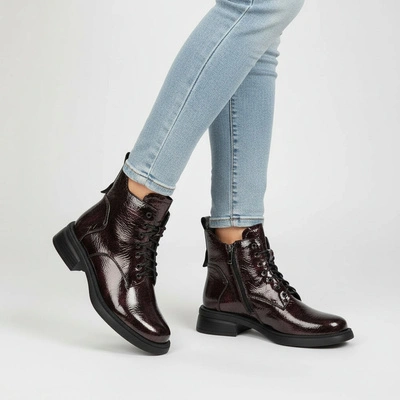 Kotníková Obuv S.BARSKI - LZ52-954 Burgund