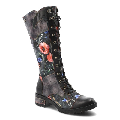Kozačky LAURA VITA - Cocrailo 63 SL0053-63B Charbon