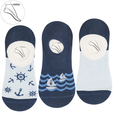 Balerínky MORAJ 3 Pary - CDM200-209 Mix Kolor