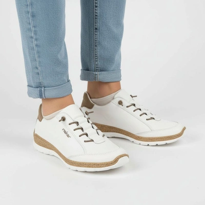 Polobotky RIEKER - N42K5-80 White