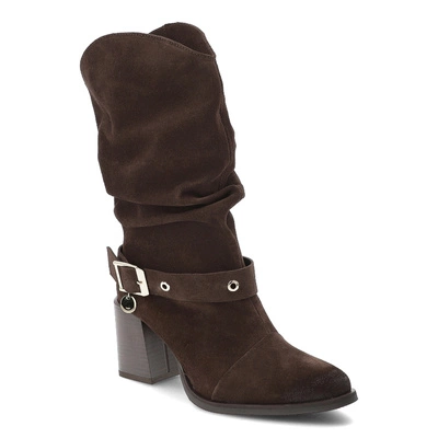 Kovbojské Boty KARINO - 5875/015-L Mocca/Welur