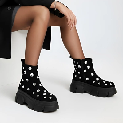 Kotníková Obuv S.BARSKI - MR52-205 Black