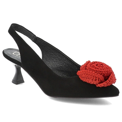 Sandals CHEBELLO - 4666_-037-000-PSK-S7 5 Czarny Zamsz