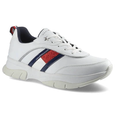 Tenisky TOMMY HILFIGER - Low Cut Lace-Up T3A4-31180-1023100 White 100