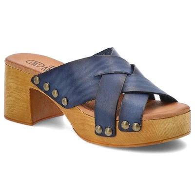 Pantofle HEE - 25355 Vaquetilla Blue