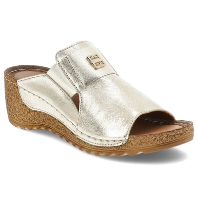 Pantofle ARMODO - 50109 Kryształ Złoto/Złoty