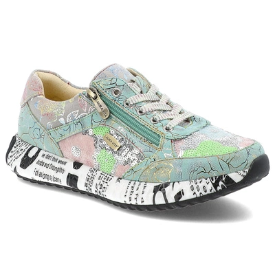 Tenisky LAURA VITA - Burton 1123 SL1826-11F Pistache