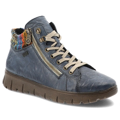Kotníková Obuv RIEKER - N1305-14 Blue