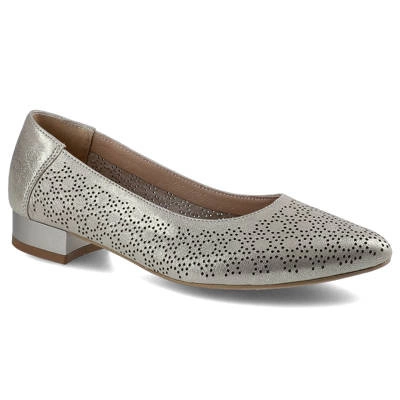 Balerínky EXQUISITE - 1179/2 Grid Złoty