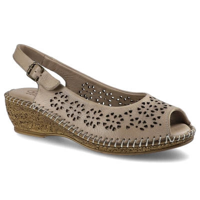 Sandály LANQIER - 40C1417 Beige