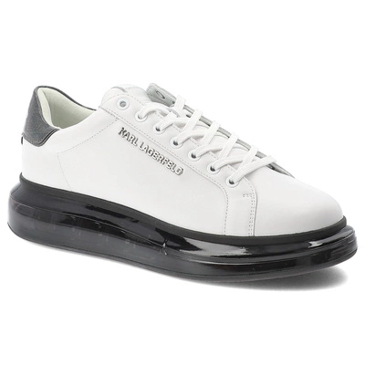 Tenisky KARL LAGERFELD - KL52625 010 White Lthr w/Black