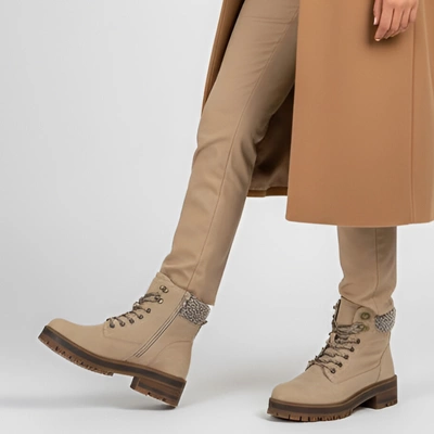 Kotníková Obuv VINCEZA - 87722 BE Beige