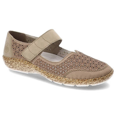 Polobotky RIEKER - 44864-60 Beige