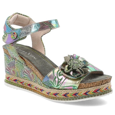 Sandály LAURA VITA - Hacdeo 09 SL14598-9F Olive