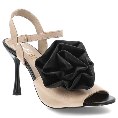 Sandály CHEBELLO - 4321_-308-000-PSK-S21 Vanilia/Czarny