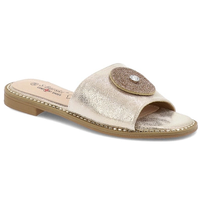 Pantofle S.BARSKI - KV51-013 Lt.Gold