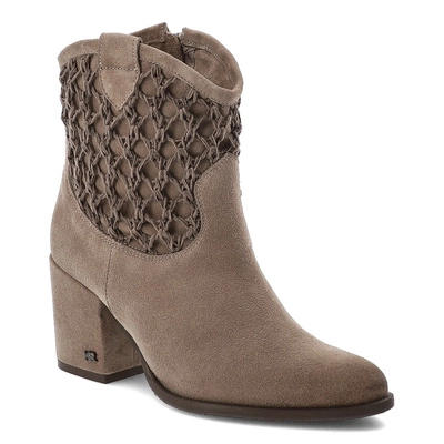 Kotníková Obuv KARINO - 5868/008-F Taupe/Welur