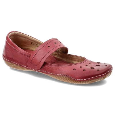 Polobotky MACIEJKA - 02327 Czerwony/Bordo 02