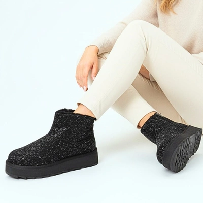 Snehule TAMARIS - 1-26831-41 043 Černé