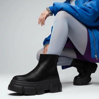 Kotníková Obuv S.BARSKI - MR52-204 Black