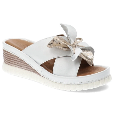 Pantofle ARTIKER - 54C0537 Bílé