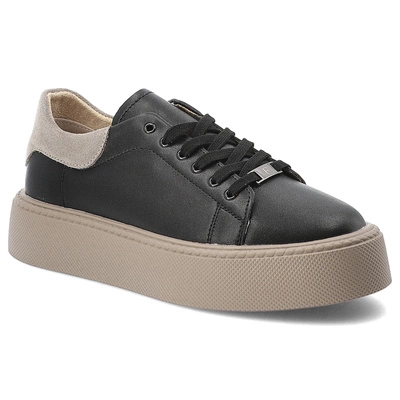 Tenisky FILIPPO - DP6119/25 BK BE Czarny Beżowy