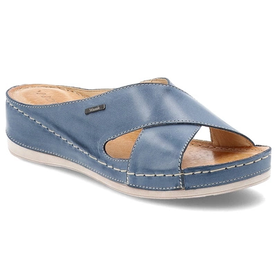 Pantofle WASAK - 0409 Jeans