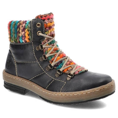 Boty RIEKER - Z6706-14 Blue Combination