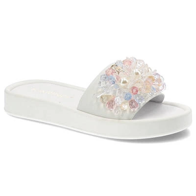 Pantofle KARINO - 4515/010-P Biały