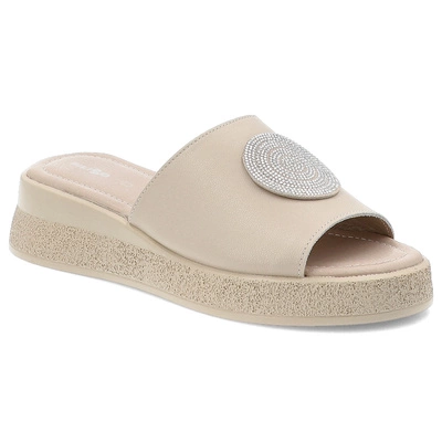 Pantofle FILIPPO - DK6987/25 BE Beżowy