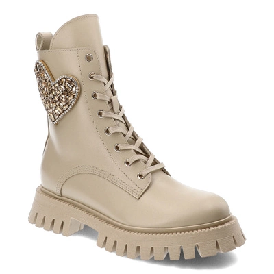 Boty CHEBELLO - 4511_-469-PSK-S345 Beżowy