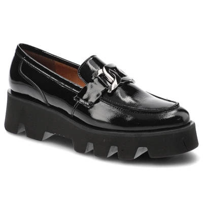 Polobotky KARINO - 4186/090-P Czarny/Naplak