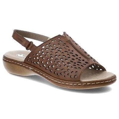 Sandály RIEKER - 65985-25 Brown