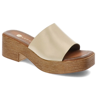 Pantofle ARMODO - 40411 Bežové